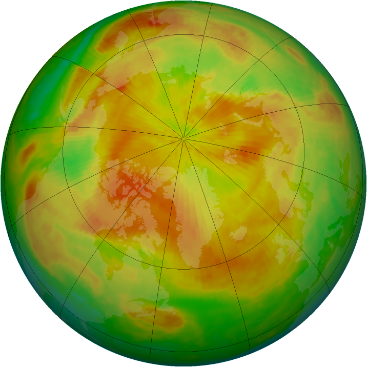 Arctic ozone map for 10 May 2003